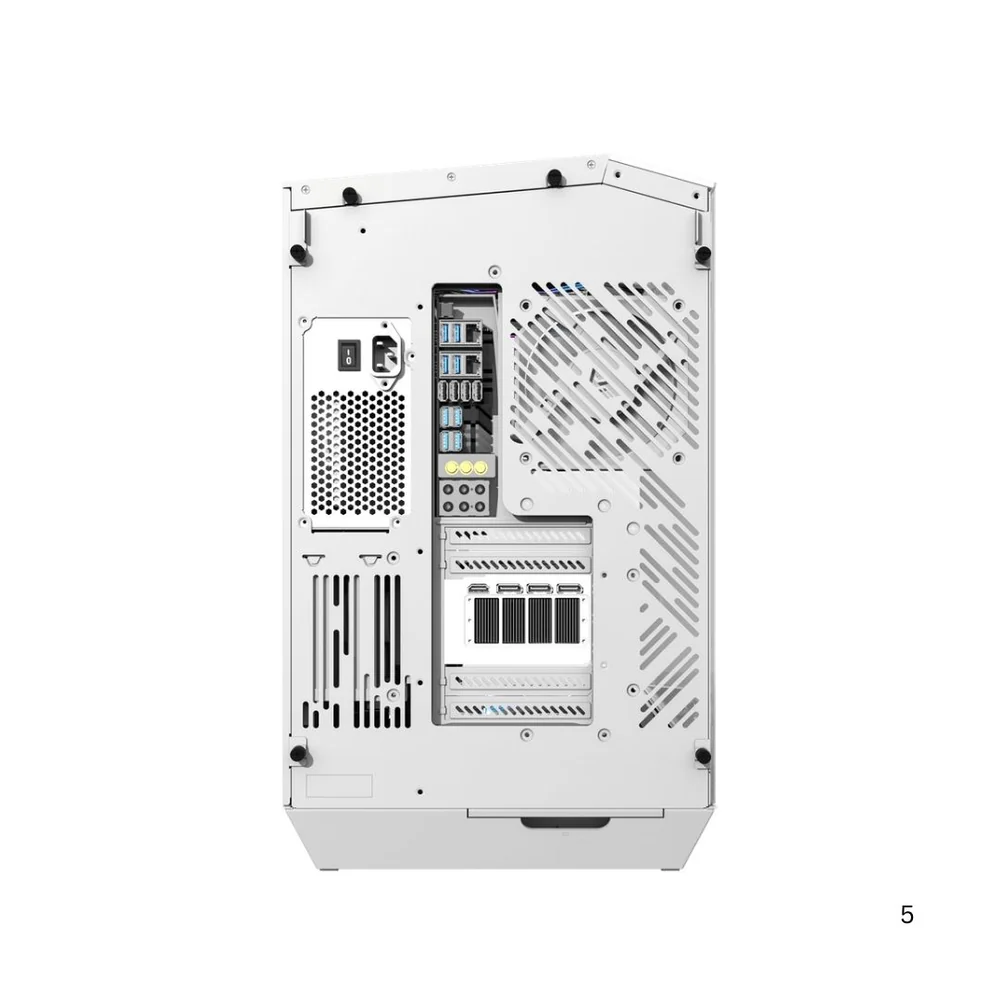 DarkFlash DY470 Mid Tower Case - White