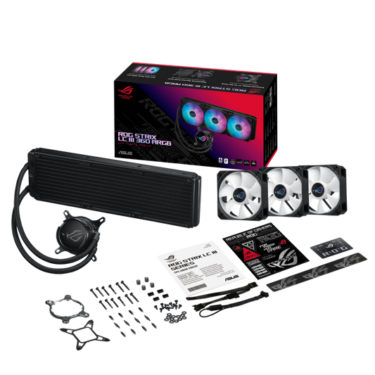 ASUS ROG STRIX LC III 360 ARGB Black,