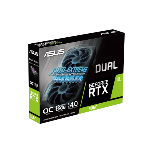 ASUS Dual GeForce RTX™ 3050 OC Edition 8GB