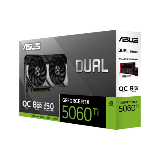 ASUS Dual GeForce RTX™ 5060 Ti 8GB GDDR7 OC Edition