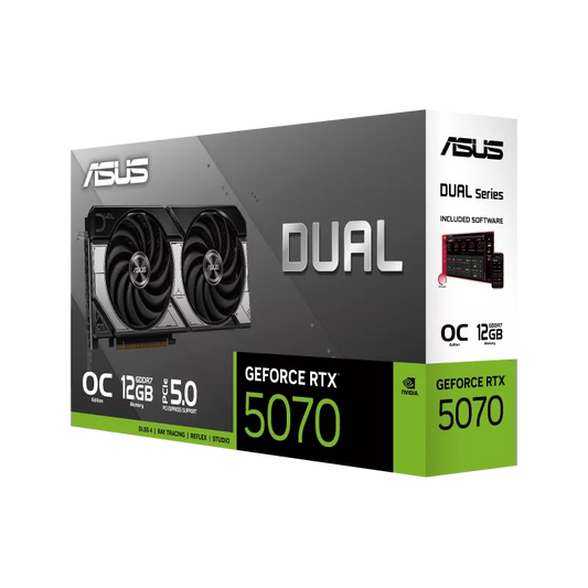 ASUS Dual GeForce RTX™ 5070 12GB GDDR7 OC Edition