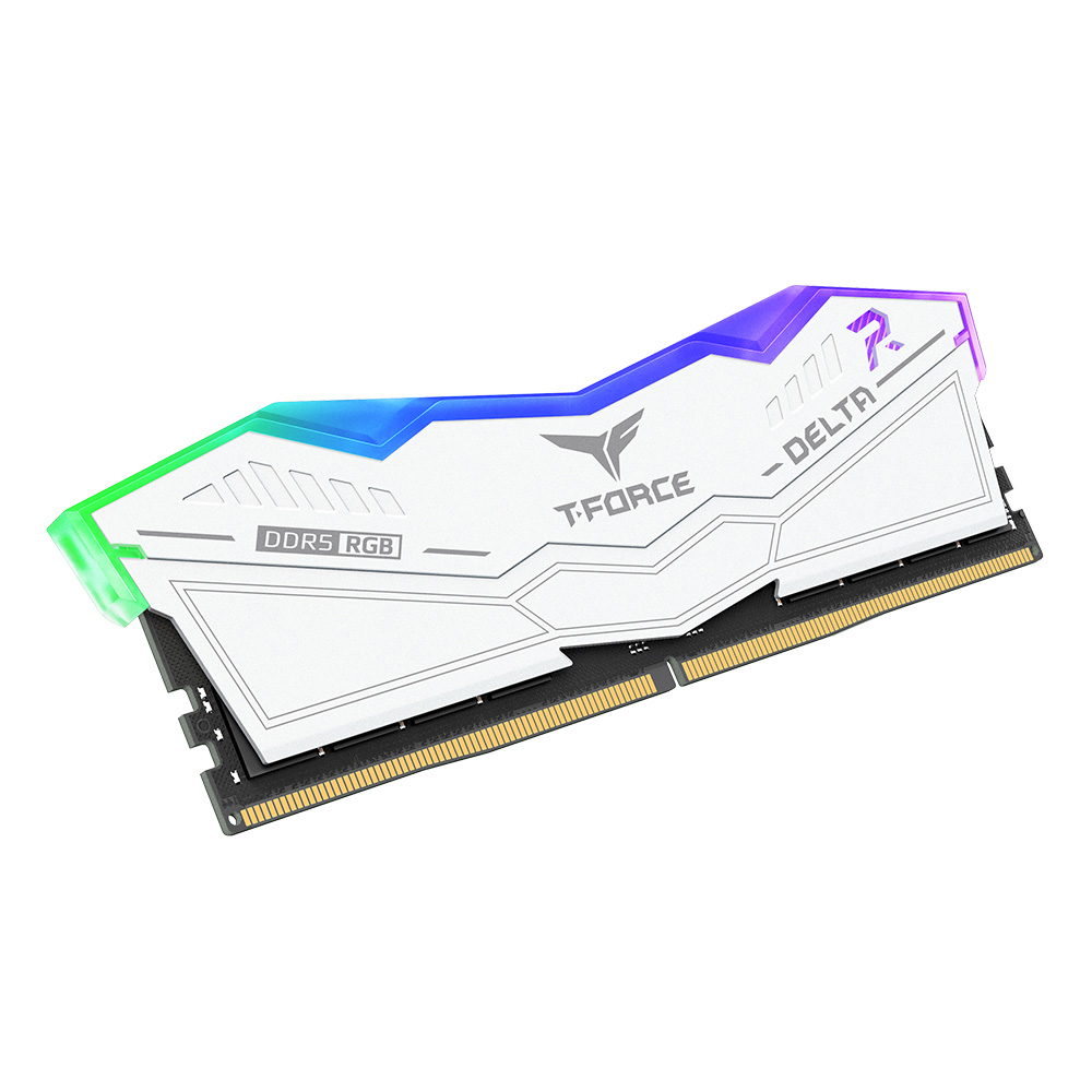TEAMGROUP T-Force Delta RGB DDR5 Ram 32GB (2x16GB) 5600MHz CL36 - White