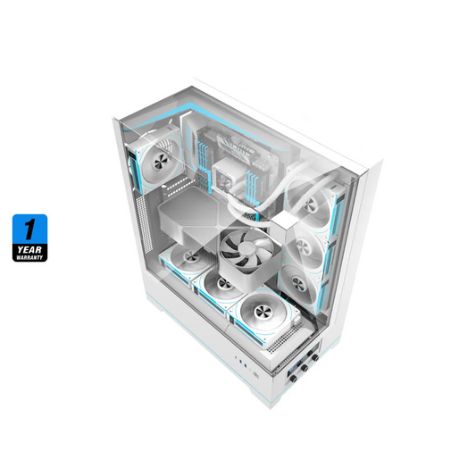 DarkFlash DY450L Pro Mid Tower Case - White