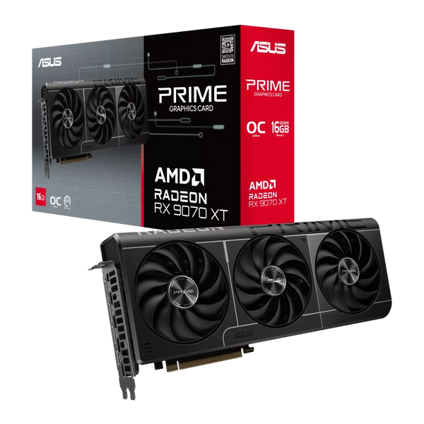ASUS Prime Radeon™ RX 9070 XT 16GB GDDR6 OC Edition