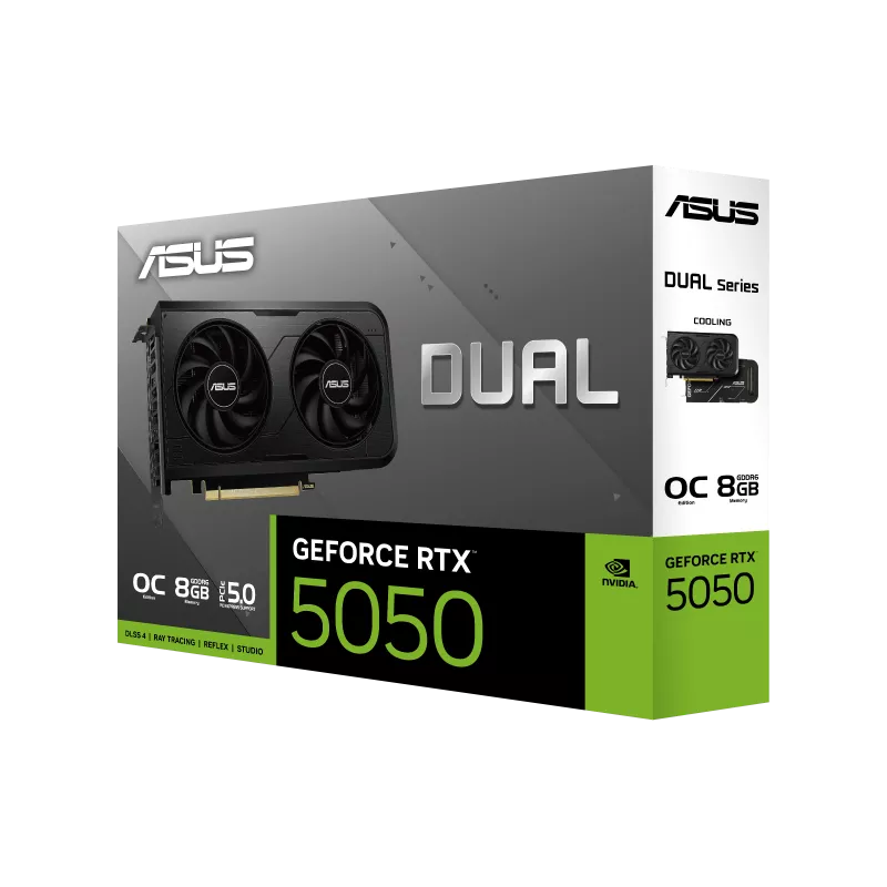 ASUS Dual GeForce RTX™ 5050 8GB GDDR6 OC Edition