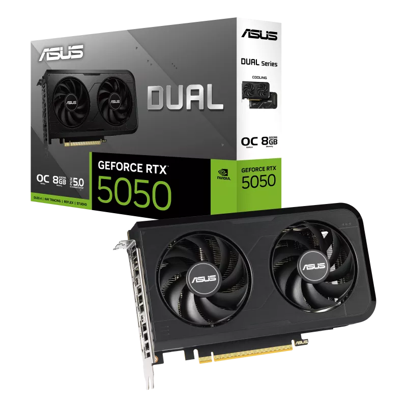 ASUS Dual GeForce RTX™ 5050 8GB GDDR6 OC Edition