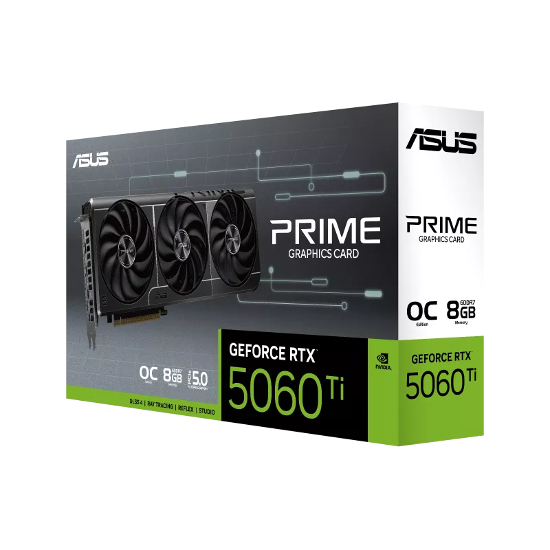 ASUS PRIME GeForce RTX™ 5060 Ti 8GB GDDR7 OC Edition