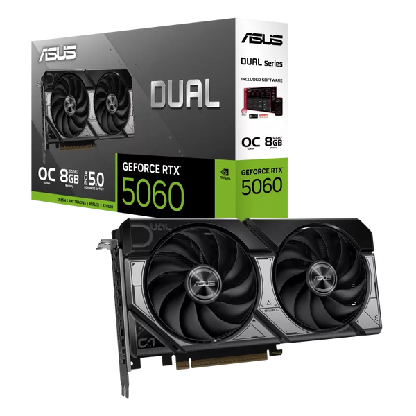 ASUS Dual GeForce RTX™ 5060 8GB GDDR7 OC Edition