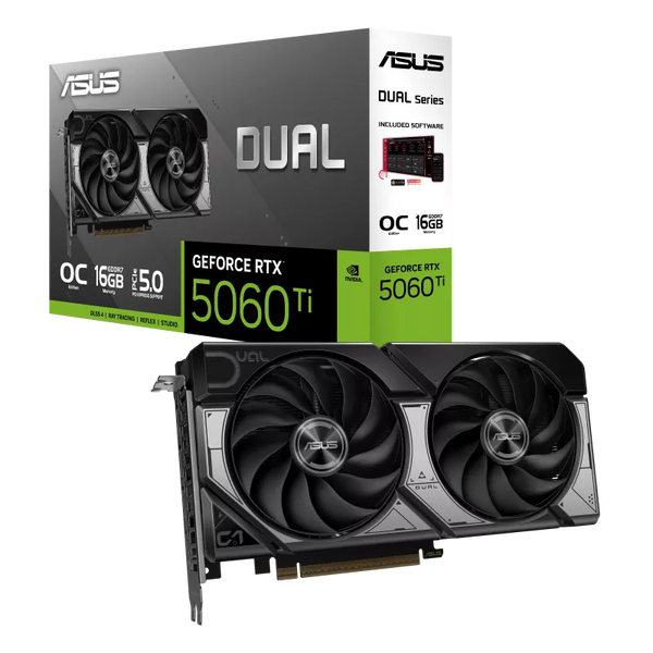 ASUS Dual GeForce RTX™ 5060 Ti 16GB GDDR7 OC Edition