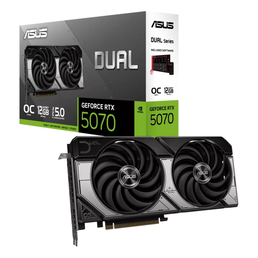 ASUS Dual GeForce RTX™ 5070 12GB GDDR7 OC Edition