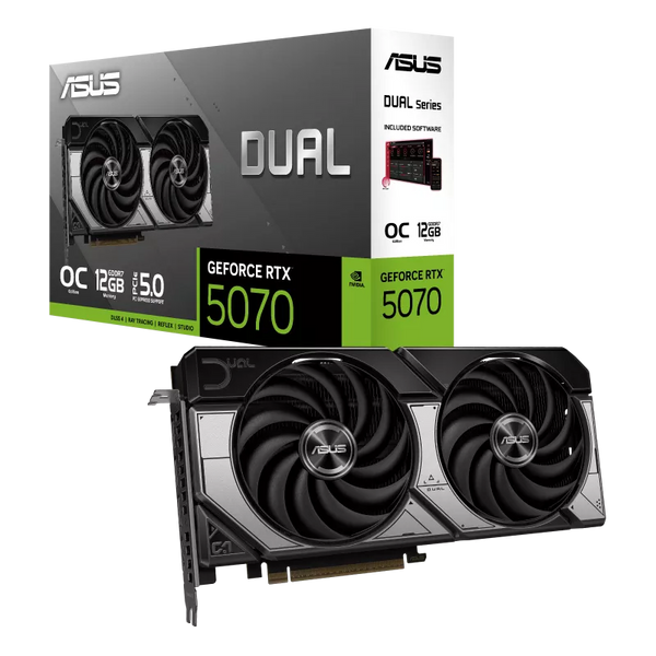 ASUS Dual GeForce RTX™ 5070 12GB GDDR7 OC Edition