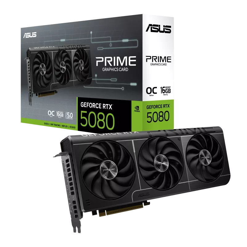ASUS PRIME GeForce RTX™ 5080 16GB GDDR7 OC Edition