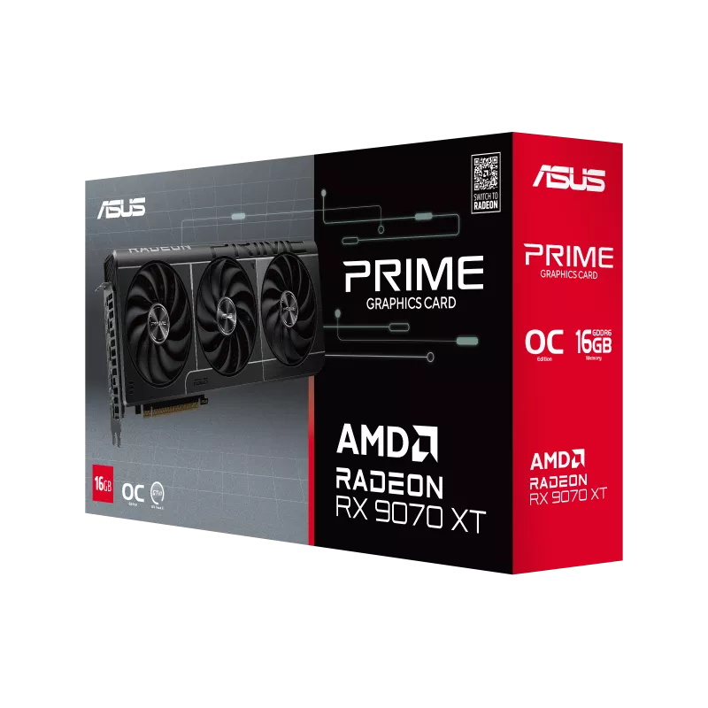 ASUS Prime Radeon™ RX 9070 XT 16GB GDDR6 OC Edition
