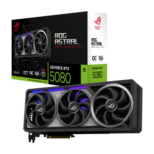 ROG Astral GeForce RTX™ 5080 16GB GDDR7 OC Edition