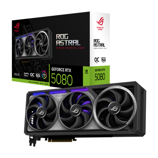 ROG Astral GeForce RTX™ 5080 16GB GDDR7 OC Edition